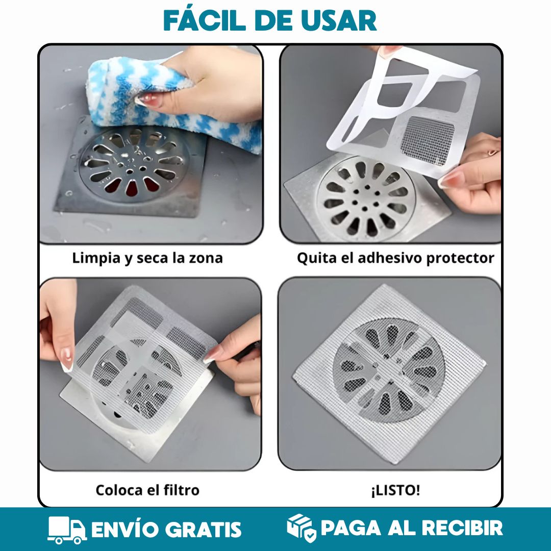 Set de Mallas Desechables para Drenaje💧