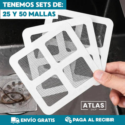 Set de Mallas Desechables para Drenaje💧