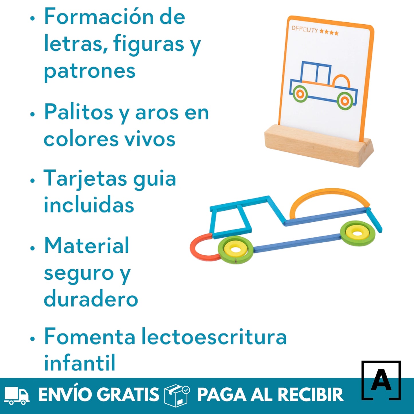 CreaFiguras® Juego Educativo de aprendizaje